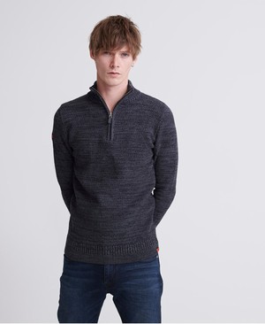 Superdry Keystone Henley Férfi Ugró Szürke | XORPD2346